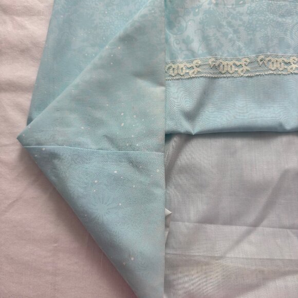 Adorable "Liza" by Lilly Pulitzer Soft Blue Floral Maxi Dress Vintage Size 11-12 - Picture 14 of 16